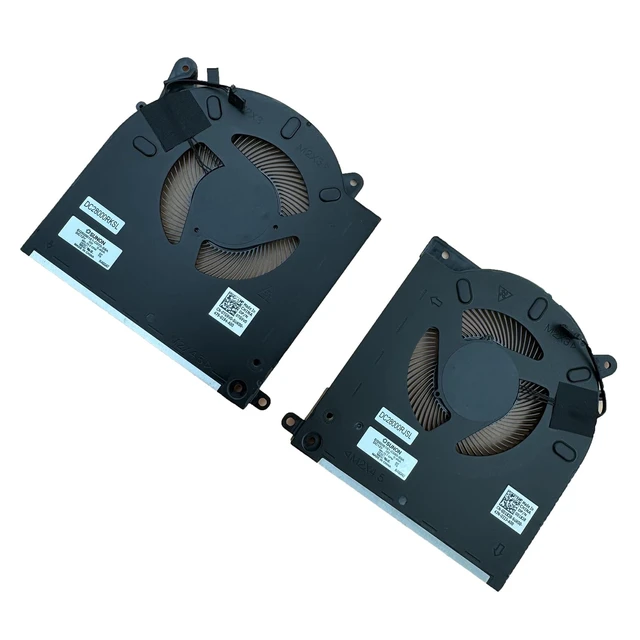 Alt view image 4 of 6 - New Laptop CPU + GPU Cooling Fan for Dell Alienware M15 R3 M15 R4 AWM15-7272WHT-PUS AWM15R4-7689WHT-PUS 7818WHT ALWM15R3 Series 0D1X38 0TG9V0 EG50061S1-C070-S9A EG50061S1-C080-S9A 12V Fan