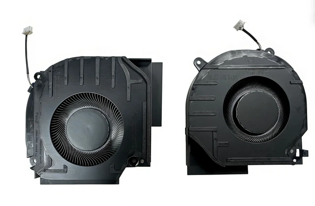 Alt view image 3 of 6 - CyanWind New CPU Cooling Fan + GPU Cooling Fan for OMEN HP Gaming Laptop PC 16-AE0XXX 16-AE0018CA 16-AE0267NR 16-AE0000CA 16-AE0075CL 16-AE0009NR 16-AE0010ST 16-AE0008CA 16-AE0377NR 16-AE0457NR