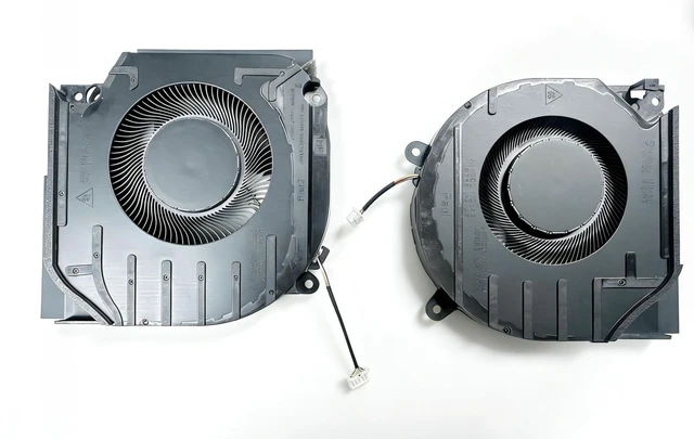 Alt view image 6 of 6 - CyanWind New CPU Cooling Fan + GPU Cooling Fan for OMEN HP Gaming Laptop PC 16-AE0XXX 16-AE0018CA 16-AE0267NR 16-AE0000CA 16-AE0075CL 16-AE0009NR 16-AE0010ST 16-AE0008CA 16-AE0377NR 16-AE0457NR