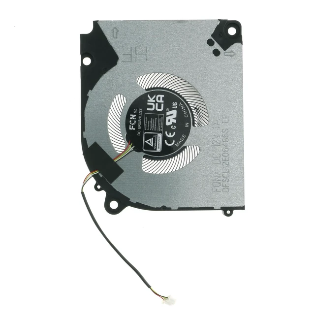 Alt view image 3 of 4 - Replacement GPU Cooling Fan for Hasee Z7D6 Z8D6 Z8R7 Z9D7 Z9R7 Z9R9 G8R9 G9R9 12V DFSCL12E06486S FQNX