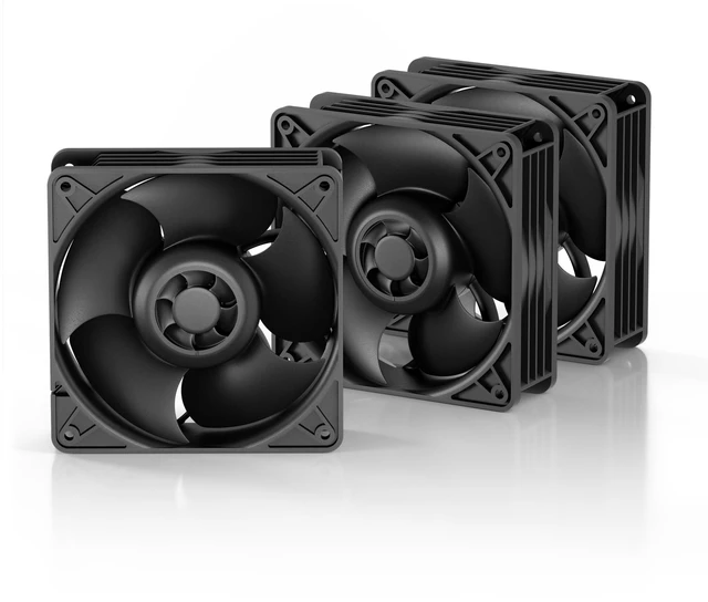 Main image of ARCTIC S12038-8K, Electronic Component Fan, for Servers and Desktops (Pack of 3), Black Color