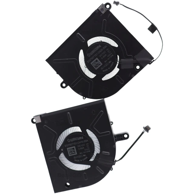 Alt view image 6 of 7 - Deal4GO Main CPU & GPU Graphics Cooling Fan 2GN4X 02GN4X Replacement for Dell Alienware M16 R2 Gaming Laptop