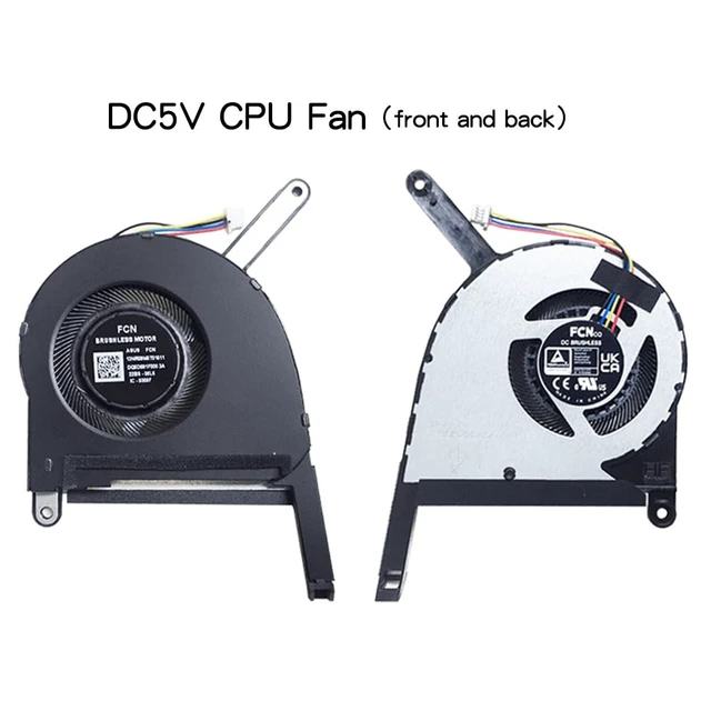 Alt view image 2 of 5 - New Replacement Cooling Fans for ASUS TUF Gaming A17 F17 F15 A15(2022,2023) FA507 FX507 FA707 FX707 FA507R FX507NV FX707Z FA707R FA507XI (DC 5V Fan for RTX3050 RTX3050Ti Laptop)