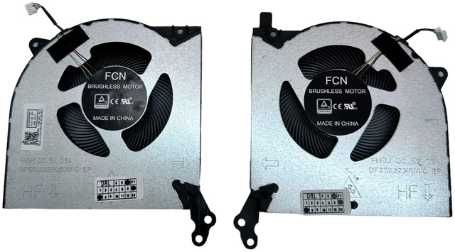 Main image of New Laptop CPU+GPU Cooling Fans for Lenovo Legion 5-15ARH05, 5-15IMH05, 5-15IMH05H PN: 5F10S13914, DFS5K323161A1C FM9J, DFS5K323161A1C FM9J, BAPA0909R5HY004, DC28000FAVO, DC28000FBV1, BAPA0909R5HY008