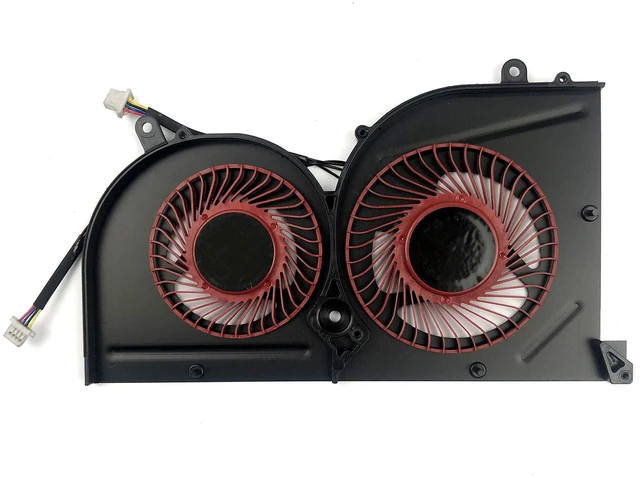 Alt view image 4 of 5 - BestParts CPU + GPU Cooling Fan for MSI GS63 GS63VR GS73 GS73VR (Pair Fans, 12V, 4-Pin, 20dB, Laptop)