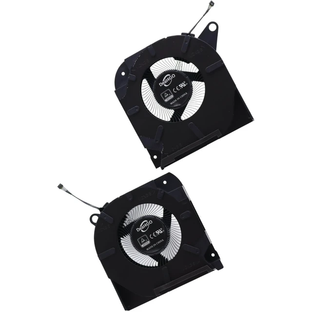 Alt view image 4 of 6 - Deal4GO 60W 12V CPU GPU Graphics Cooling Fan kit N43728-001 Replacement for HP Transcend 16-U 16-U0000 2023 with RTX 4050 Graphics