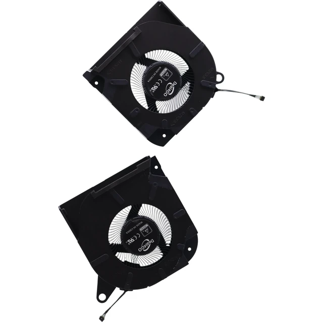 Alt view image 5 of 6 - Deal4GO 60W 12V CPU GPU Graphics Cooling Fan kit N43728-001 Replacement for HP Transcend 16-U 16-U0000 2023 with RTX 4050 Graphics