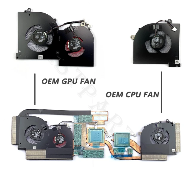Alt view image 3 of 7 - Original CPU+GPU Cooling Fan Replacement for MSI GS65 Stealth Thin | for P/N: MS-16Q1 MS-16Q2 MS-16Q3, 16Q2-CPU 16Q2-G-CCW (Note: Only for Thin Series)
