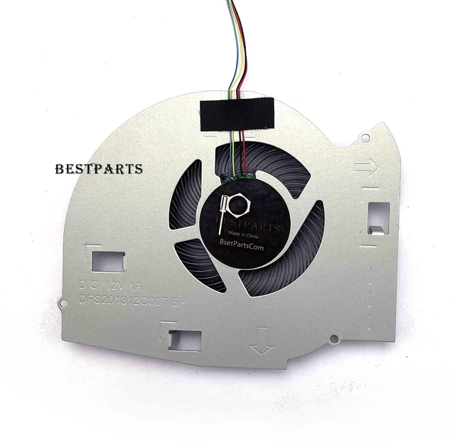 Alt view image 3 of 6 - CPU+GPU Cooling Fan for ASUS ROG Zephyrus M GU501GM, GM501GM GM501GS | P/N: DFS201312C00T DFS200912120T 13NR0030AP3101 13NR0030AP300
