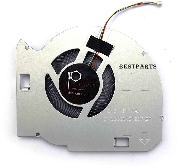 Alt view image 5 of 6 - CPU+GPU Cooling Fan for ASUS ROG Zephyrus M GU501GM, GM501GM GM501GS | P/N: DFS201312C00T DFS200912120T 13NR0030AP3101 13NR0030AP300