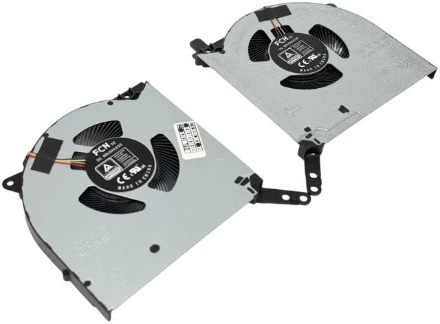 Alt view image 2 of 3 - VoltaGuru New Laptop CPU + GPU Cooling Fans for Lenovo Legion 5 Pro-16ACH6H Type 82JQ; NP: NS8CC14-20J08, NS8CC15-20J09, DFSAL12E064860, DFSAL12E164860, 5H40S20277, 5H40S20278