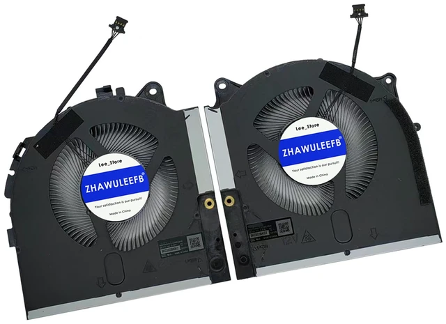 Main image of ZHAWULEEFB Replacement New CPU+GPU Cooling Fan for Dell Alienware M17 R5 2022 Laptop MG75091V1-C080-S9A MG75091V1-C090-S9A DC12V 0.40A Fan