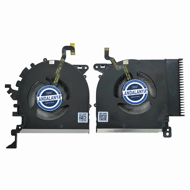 Alt view image 2 of 4 - LANDALANYA Replacement New CPU and GPU Cooling Fan for HP ZBOOK Studio 15.6 inch G8 HSN-C12C EG50060S1-1C070-S9A EG50060S1-1C060-S9A NS85C41-20J05 NS85C41-20J06 DC5V 0.50A Fan