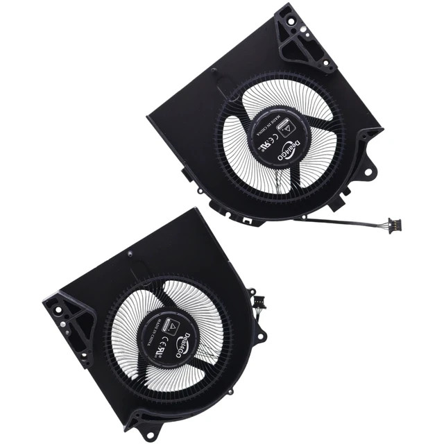 Alt view image 5 of 6 - Deal4GO 12V CPU GPU Graphics Cooling Fan Replacement for Dell Alienware M17 R5 AMD Ryzen Edition 2022