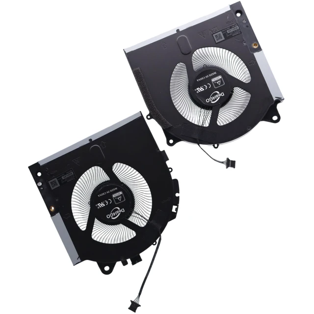 Alt view image 6 of 6 - Deal4GO 12V CPU GPU Graphics Cooling Fan Replacement for Dell Alienware M17 R5 AMD Ryzen Edition 2022