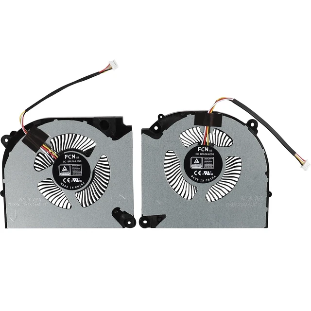 Alt view image 2 of 7 - CPU+GPU Cooling Fan for Gigabyte G5 KF KE GE MF RC55 RTX3050 2023 Laptop | G5KF G5KE G5GE G5MF Cooler Fan Replacement, DC5V 0.5A, 4wires 4Pin