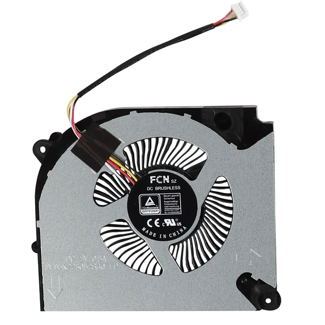 Alt view image 5 of 7 - CPU+GPU Cooling Fan for Gigabyte G5 KF KE GE MF RC55 RTX3050 2023 Laptop | G5KF G5KE G5GE G5MF Cooler Fan Replacement, DC5V 0.5A, 4wires 4Pin
