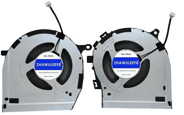 Main image of ZHAWULEEFB New CPU+GPU Cooling Fan for Lenovo y7000p IRX9 2024 Y7000P Legion 5 16IRX9 83DG Series FSCG DFSCL12E06486C FSCH DFSCL12E16486C 12V 1A Fan