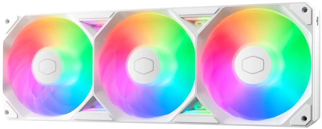 Main image of Cooler Master SickleFlow Edge 360 White Single-Frame aRGB PC Case|Liquid Cooler Fan, 360mm, Single Modular Cable, PWM 2,050 RPM, Air Balance Blades, Loop Dynamic Bearing, Radiant aRGB Lighting