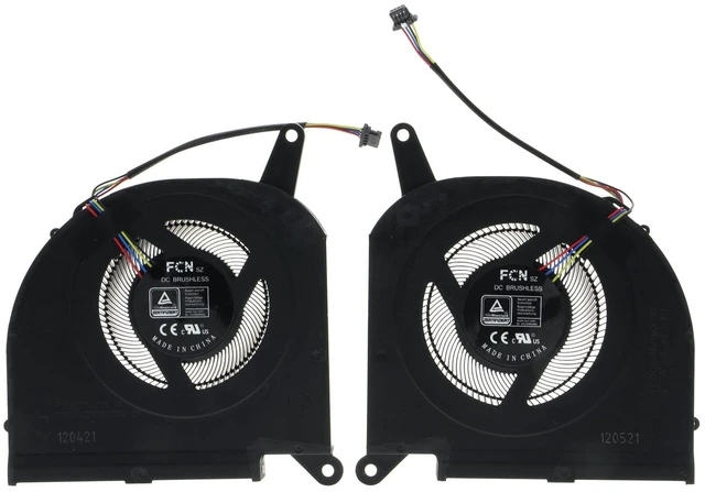 Main image of 10mm CPU & GPU Cooling Fan Set for Gigabyte AORUS 15G/15P/17G XC/XD & AERO 15 OLED/17 HDR XC/XD (RTX 30xx) DFSCK22D05883Q + DFSCM22716392Q