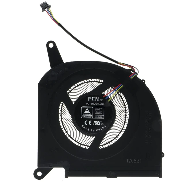 Alt view image 4 of 6 - 10mm CPU & GPU Cooling Fan Set for Gigabyte AORUS 15G/15P/17G XC/XD & AERO 15 OLED/17 HDR XC/XD (RTX 30xx) DFSCK22D05883Q + DFSCM22716392Q