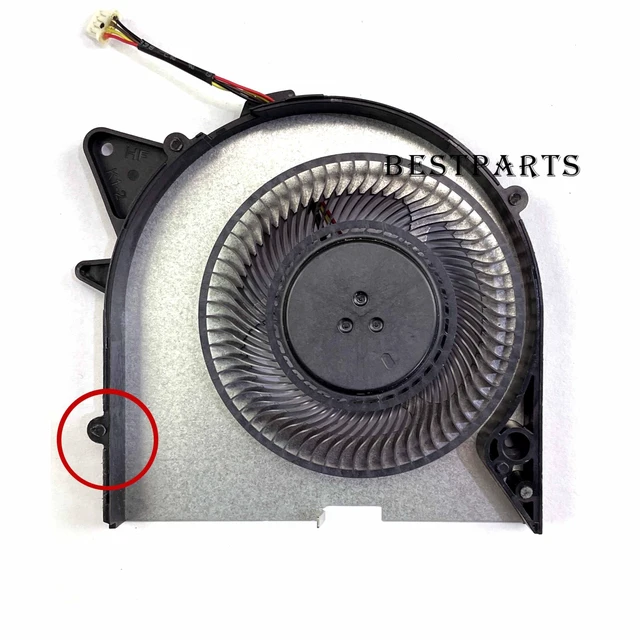 Alt view image 6 of 7 - Bestparts Fan Replacement for Legion Y545 - Original CPU+GPU Cooling Fan Replacement for Lenovo Legion Y545 (Type: 81Q6) P/N: 5H40S19931 (Not for Legion Y545-PG0)