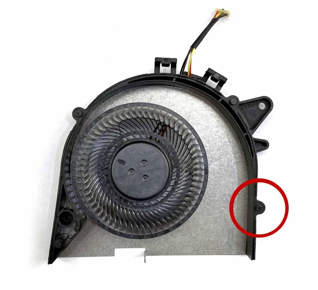 Alt view image 7 of 7 - Bestparts Fan Replacement for Legion Y545 - Original CPU+GPU Cooling Fan Replacement for Lenovo Legion Y545 (Type: 81Q6) P/N: 5H40S19931 (Not for Legion Y545-PG0)