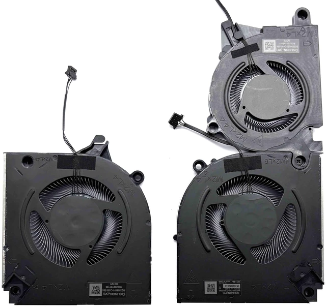 Main image of New CPU+GPU Cooling Fan Replacement for DELL Alienware M16 R1 | for P/N: MG750901V1-C150-S9A MG750901V1-C160-S9A EG50060S1-C640-S9A, 12V Fan