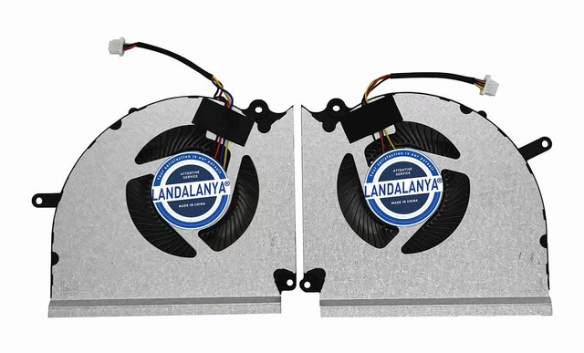 Main image of LANDALANYA Replacement New Laptop CPU and GPU Cooling Fan for MSI GE78HX GP78HX MS-17S1 MS-17S2 PABD1A010SHR N507 PABD1A010SHL N508 DC12V 0.6A Fan