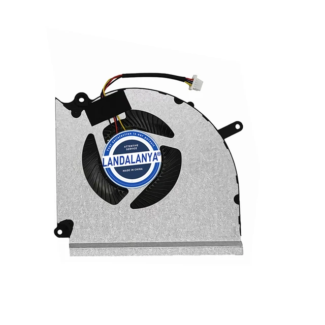 Alt view image 4 of 4 - LANDALANYA Replacement New Laptop CPU and GPU Cooling Fan for MSI GE78HX GP78HX MS-17S1 MS-17S2 PABD1A010SHR N507 PABD1A010SHL N508 DC12V 0.6A Fan