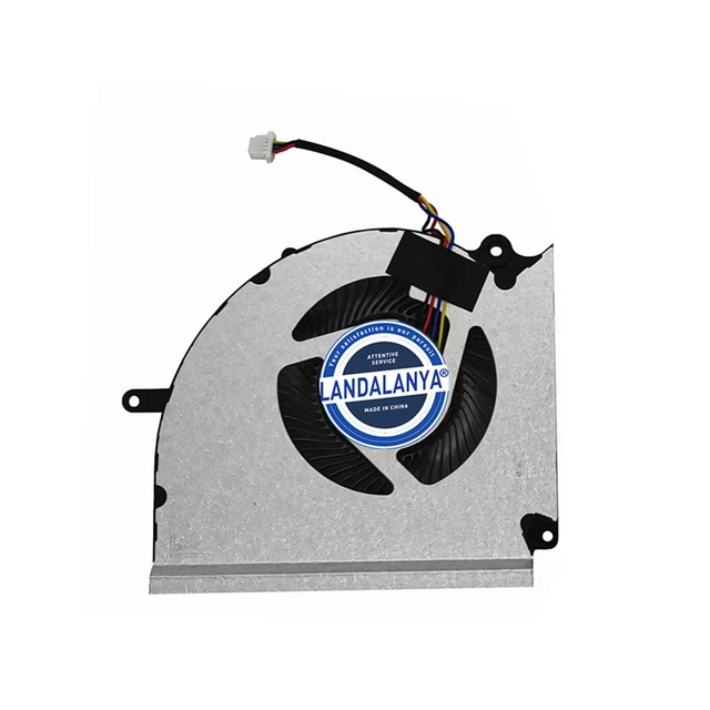 Alt view image 3 of 4 - LANDALANYA Replacement New Laptop CPU and GPU Cooling Fan for MSI GE78HX GP78HX MS-17S1 MS-17S2 PABD1A010SHR N507 PABD1A010SHL N508 DC12V 0.6A Fan