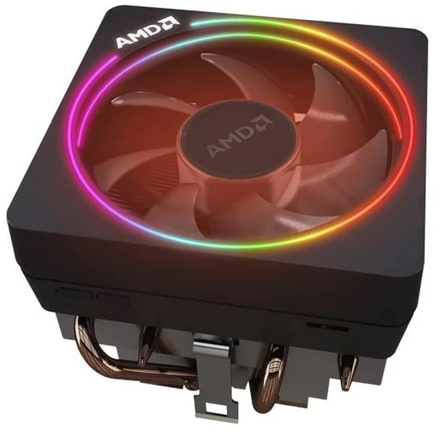 Main image of AMD Wraith Prism Cooler with RGB-Controlled Illumination, 4.69"L x 4.13"W x 3.66"H