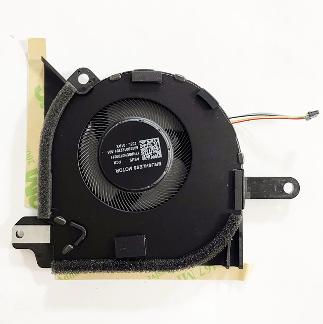 Alt view image 4 of 6 - Fleshy Leaf Replacement CPU+GPU Cooling Fan for ASUS ROG Flow X13 2023 GV302X GV302XI GV302XV GV302XU GV302XA DC5V Series 13NR0EN0T04011 13NR0EN0T05011 DFS5L22H05B858 FQ6U DFS5L22H05B857 FQ6T