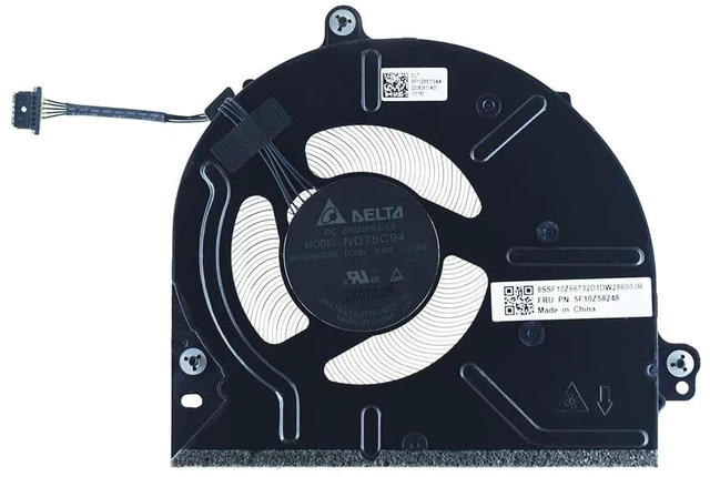 Main image of New CPU Cooling Fan for Lenovo ThinkPad L14 L15 Gen 3 Gen 4 | L14 L15 Gen 3, L14 L15 Gen 4, C14 Gen 1 Chromebook DC5V Series ND75C94-21G08 5F10Z58246 5F10Z58247 5F10Z58248