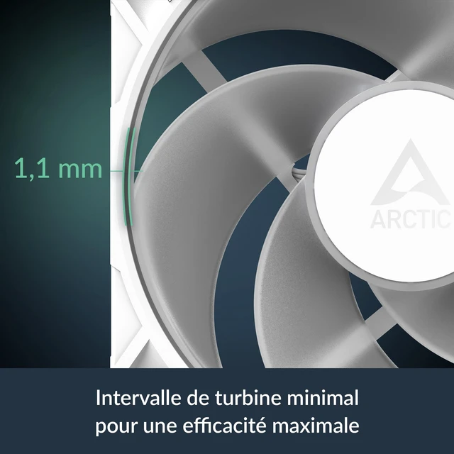 Alt view image 7 of 7 - ARCTIC P12 Pro Reverse A-RGB 3 Pack 120 mm Premium Fan with Reverse Airflow, PWM Fan with Y Cable Splitter, 500-3000 RPM, 0 RPM <5% PWM, 5V Digital RGB, hydrodynamic Bearing, 4-Pin - White
