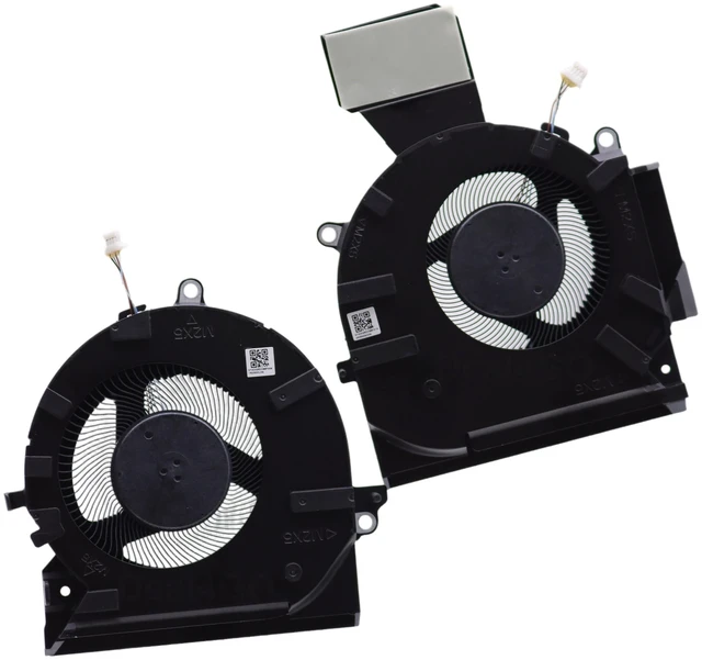 Alt view image 2 of 5 - Deal4GO 5v CPU & GPU Graphics Cooling Fan M57160-001 Replacement for HP Omen 16-B 16-C 16-B0000TX 16-C0001DX (RTX 3050)