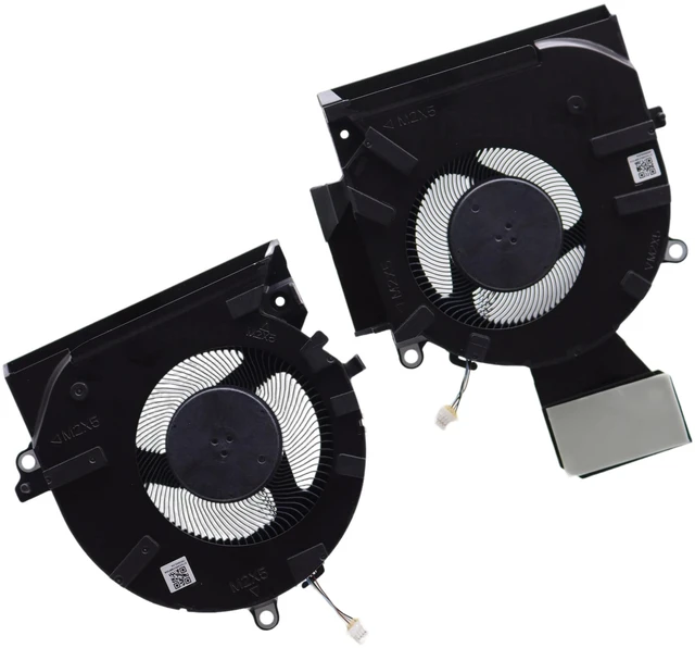 Alt view image 5 of 5 - Deal4GO 5v CPU & GPU Graphics Cooling Fan M57160-001 Replacement for HP Omen 16-B 16-C 16-B0000TX 16-C0001DX (RTX 3050)