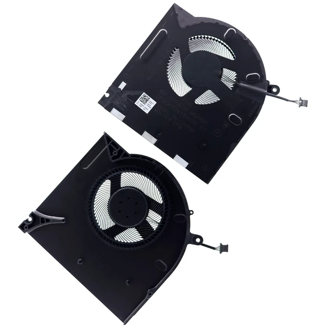 Alt view image 3 of 6 - Deal4GO CPU Cooling Fan CNV63 0CNV63 FM7J w/GPU Cooler H5TYJ 0H5TYJ FM7H Set Replacement for Dell Alienware M17 R3 M17 R4 P45E