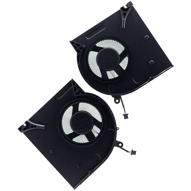 Alt view image 4 of 6 - Deal4GO CPU Cooling Fan CNV63 0CNV63 FM7J w/GPU Cooler H5TYJ 0H5TYJ FM7H Set Replacement for Dell Alienware M17 R3 M17 R4 P45E