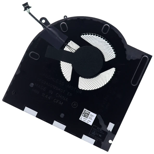 Alt view image 6 of 6 - Deal4GO CPU Cooling Fan CNV63 0CNV63 FM7J w/GPU Cooler H5TYJ 0H5TYJ FM7H Set Replacement for Dell Alienware M17 R3 M17 R4 P45E