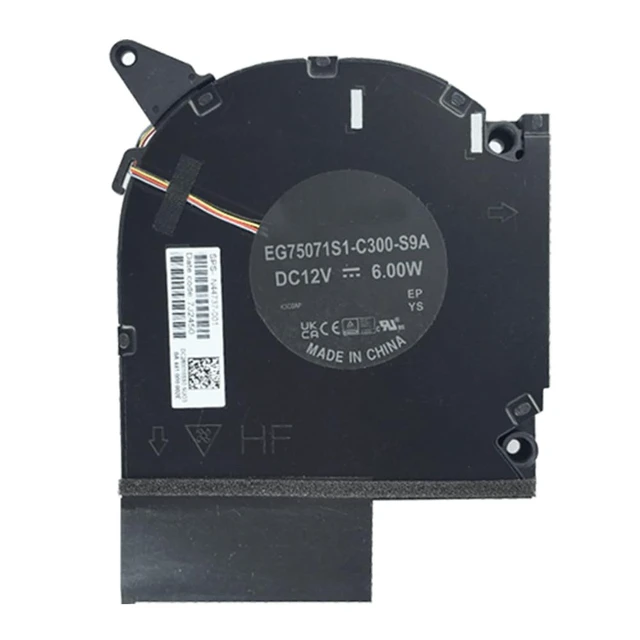 Alt view image 5 of 7 - LAOKOEN New Cooling Fan for HP OMEN Gaming Laptop 16-wf 16-wf000 16-WF0083dx 16-xf 16-xf000 16-XF0033DX Series (DC12V 6W) p/nN44737-001 EG75071S1-C300-S9A EG75071S1-C310-S9A