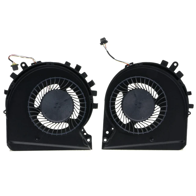 Alt view image 2 of 6 - Replacement CPU&GPU Cooling Fan for HP Pavilion Gaming 15 Laptop 15-DK 15-DK0068WM 15-DK0020NR 0030NR L57170-001 TPN-C141 DC 5V