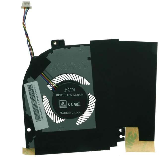 Main image of Replacement GPU Cooling Fan for Dell Alienware M15 R1 ALW15M 0PDMM0 PDMM0 DFS5K221153710 FLF3 5V 0.5A 1323-018V000