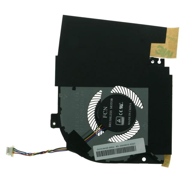 Alt view image 4 of 4 - Replacement GPU Cooling Fan for Dell Alienware M15 R1 ALW15M 0PDMM0 PDMM0 DFS5K221153710 FLF3 5V 0.5A 1323-018V000