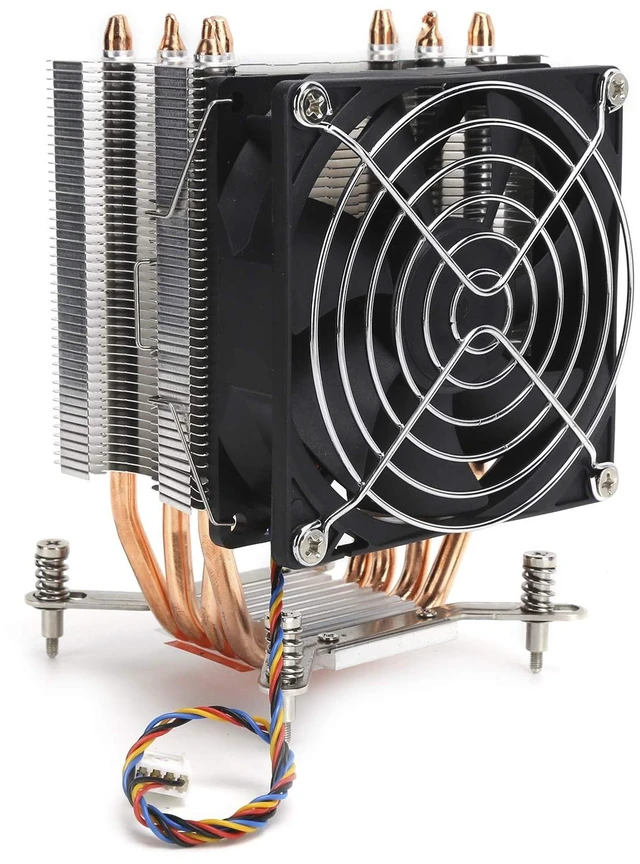 Main image of CPU Air Cooler, 90mm CPU Cooling Fan Liquid Heat Sink 4 Heatpipes PWM CPU Fan Computer ITX Heatsink for LGA 2011 1366 1150 1151 1155 1156