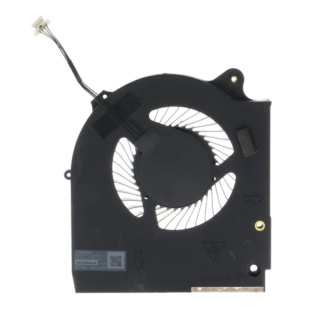 Alt view image 6 of 7 - Replacement CPU&GPU Cooling Fan for DELL Alienware m15 Ryzen R5 R6 2021 EG75071S1-C50-S9A EG75071S1-C60-S9A 06HH2 DC 12V