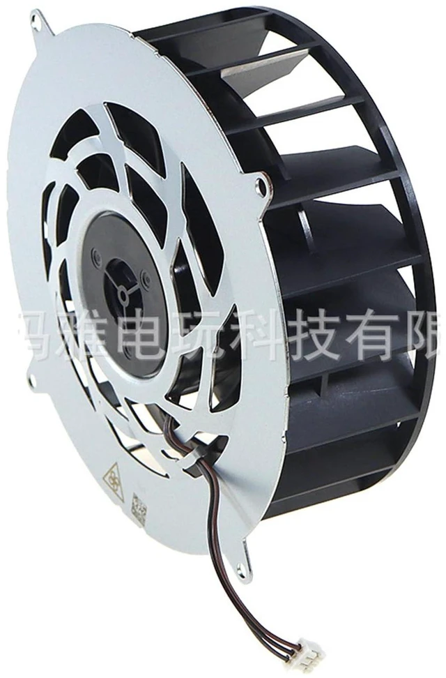 Alt view image 4 of 5 - XBERSTAR PS5 Fan Replacement for Sony PlayStation PS5 Slim Internal Cooling Fan DC12V 1.69A 19 Blades Fan for PS5 Slim CPU Cooling Fan (Black)