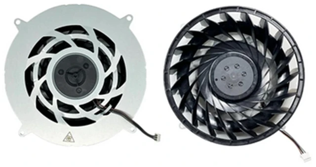 Alt view image 3 of 5 - XBERSTAR PS5 Fan Replacement for Sony PlayStation PS5 Slim Internal Cooling Fan DC12V 1.69A 19 Blades Fan for PS5 Slim CPU Cooling Fan (Black)