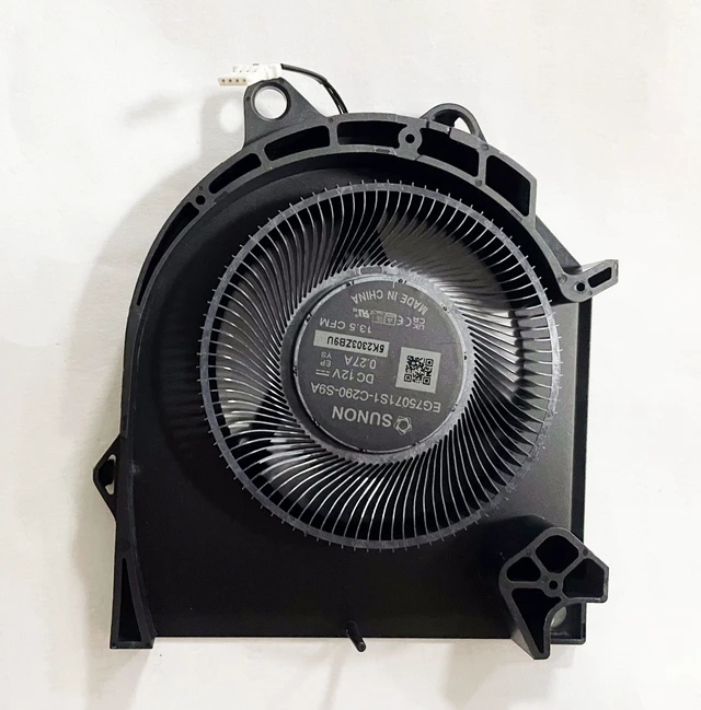Alt view image 6 of 6 - Fleshy Leaf Replacement CPU+GPU Cooling Fan for Dell G15 5530 2023th DC12V EG75071S1-C280-S9A EG75071S1-C290-S9A