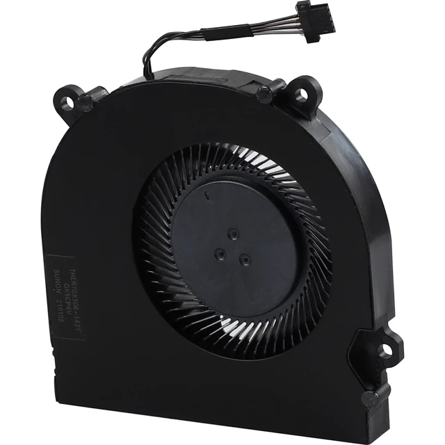 Alt view image 6 of 7 - CPU Cooling Fan Replacement for EVOO EG-LP7-BK MECHREVO Z2 Air-G Schenker XMG Core 15 TongFang GK5CP6V GK5CP5V EG75070S1-C391-S99, DC 5V 2.50W, Stable Operation, Low Noise